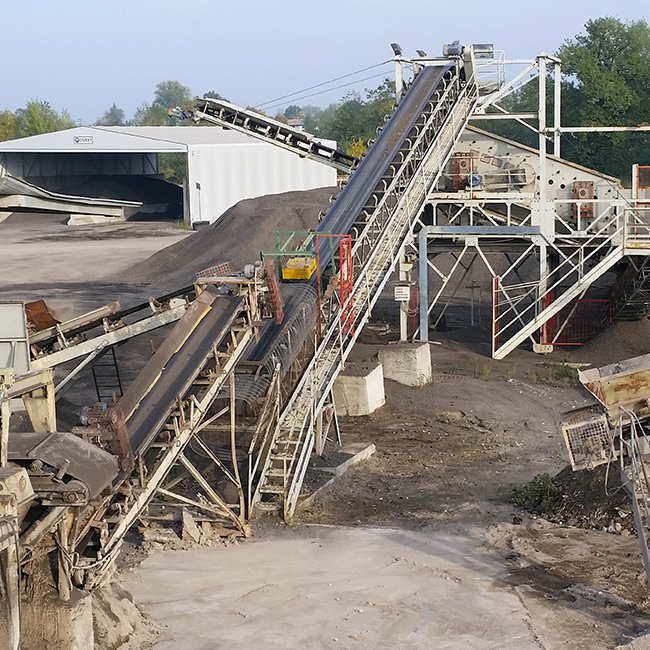 Riciclati di demolizione per sottofondi